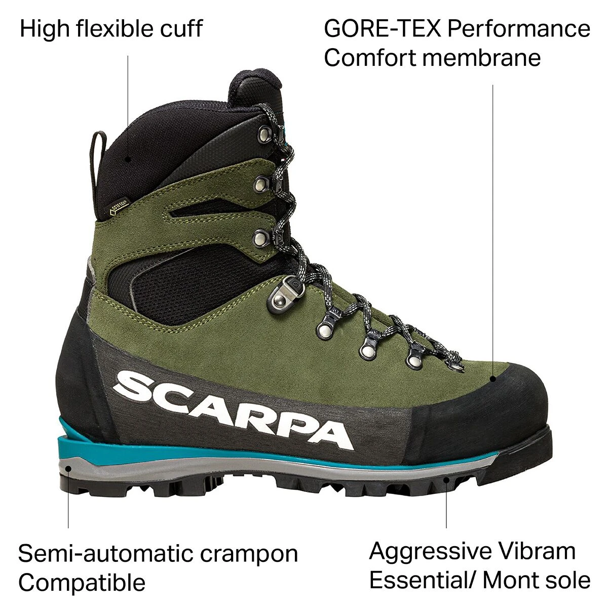 Scarpa Grand Dru GTX Mountaineering Boot - Men's - Image 4