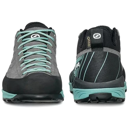 Scarpa Mescalito GTX Women's Shoes - Midgray/aqua - Image 4
