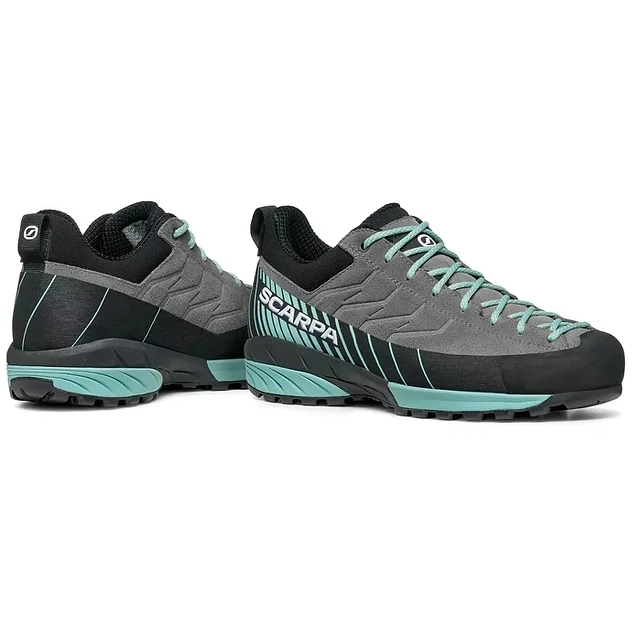 Scarpa Mescalito GTX Women's Shoes - Midgray/aqua - Image 3