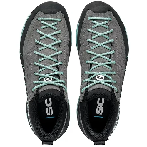 Scarpa Mescalito GTX Women's Shoes - Midgray/aqua - Image 5