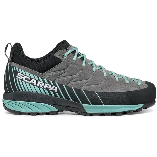 Scarpa Mescalito GTX Women's Shoes - Midgray/aqua - Image 7