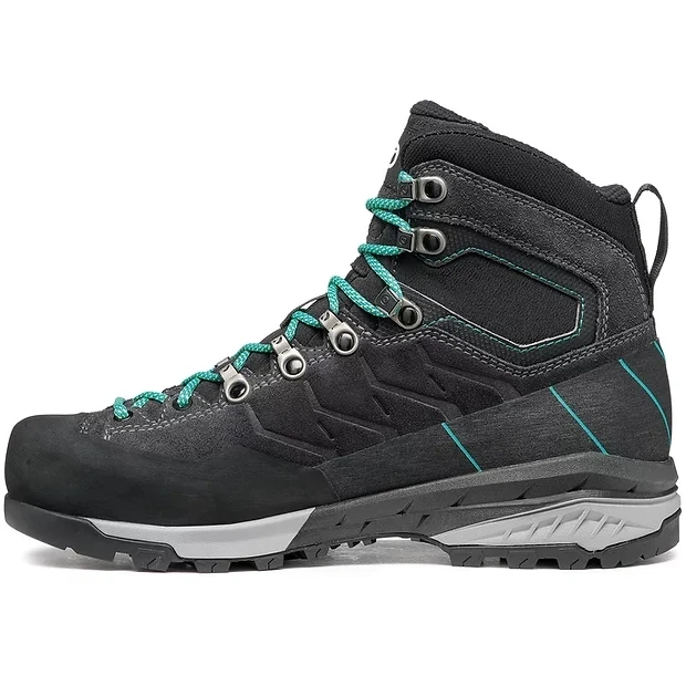 Scarpa Mescalito TRK GTX Women's Shoes - Dark Anthracite/tropical Green - Image 6