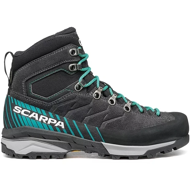 Scarpa Mescalito TRK GTX Women's Shoes - Dark Anthracite/tropical Green - Image 7