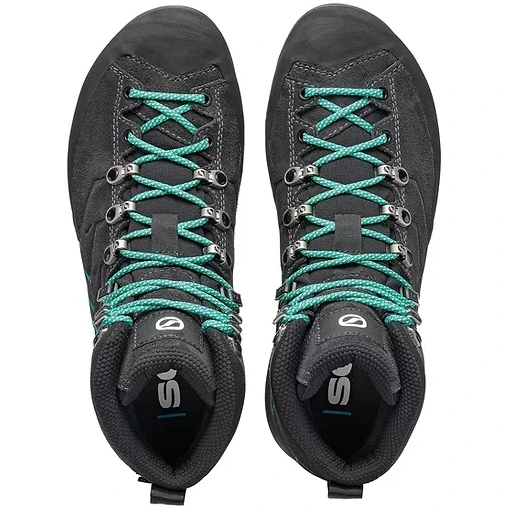 Scarpa Mescalito TRK GTX Women's Shoes - Dark Anthracite/tropical Green - Image 4