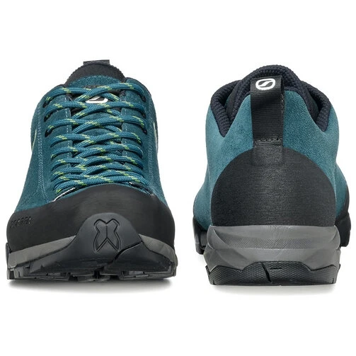Scarpa Mojito Trail Hiking Shoes - Petrol /light Green - Image 4