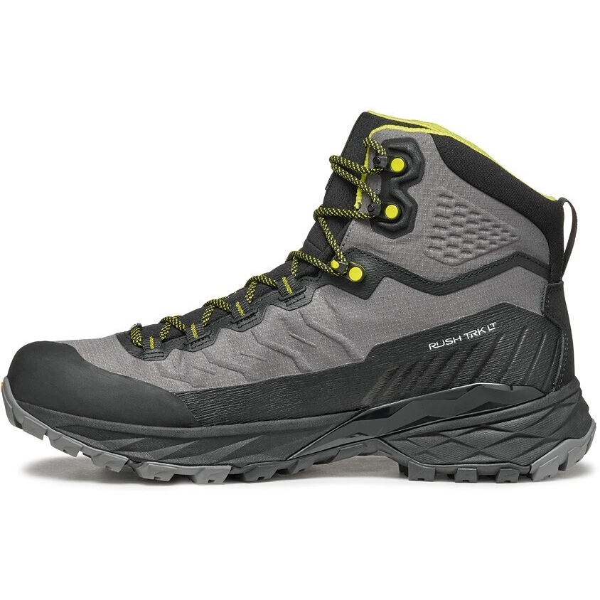 Scarpa Rush TRK LT GTX Hiking Shoes - Gray/lime - Image 6