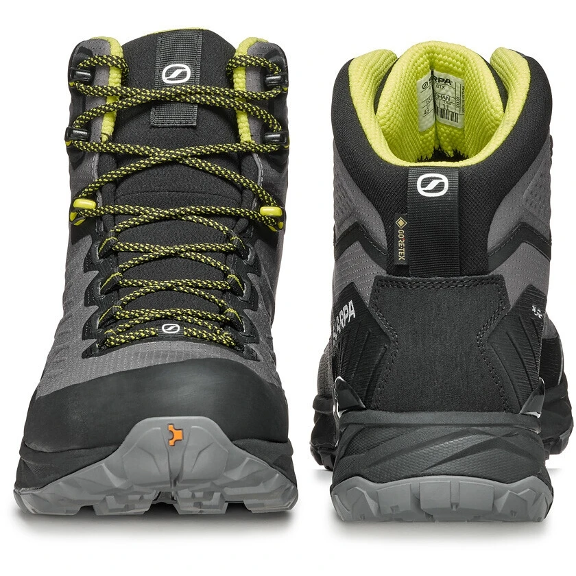 Scarpa Rush TRK LT GTX Hiking Shoes - Gray/lime - Image 5