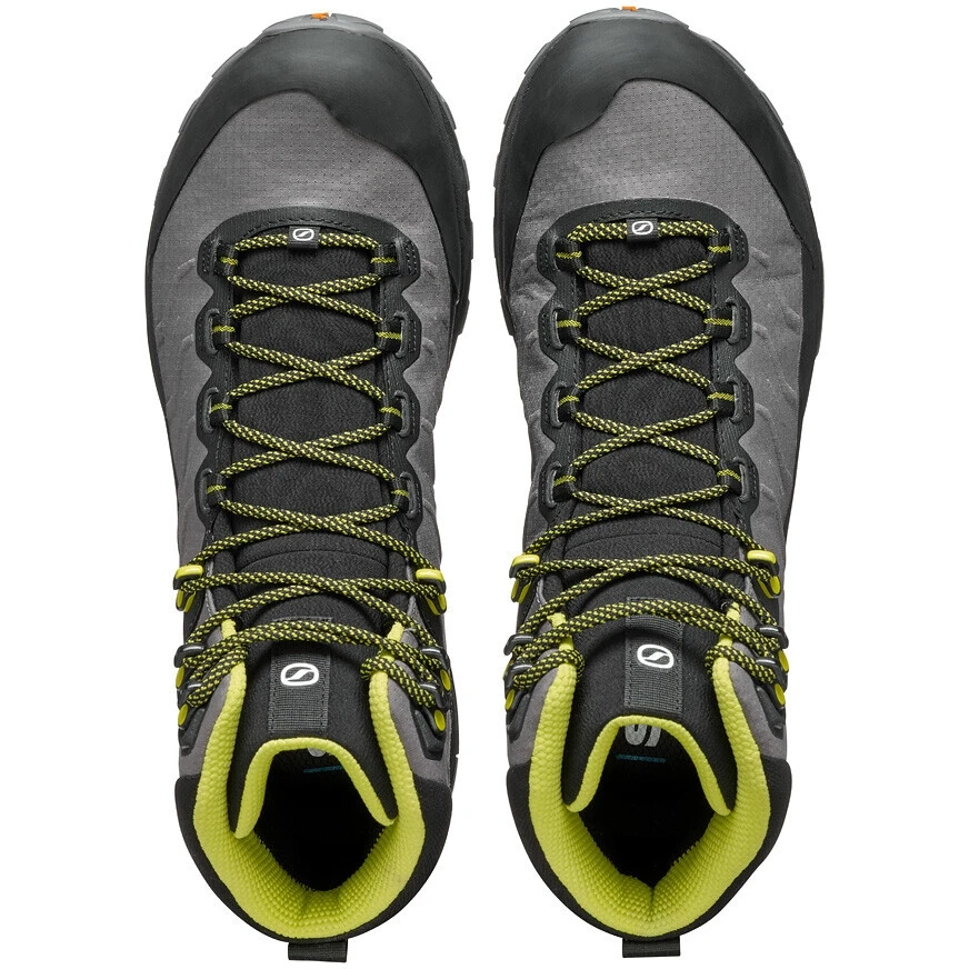 Scarpa Rush TRK LT GTX Hiking Shoes - Gray/lime - Image 3